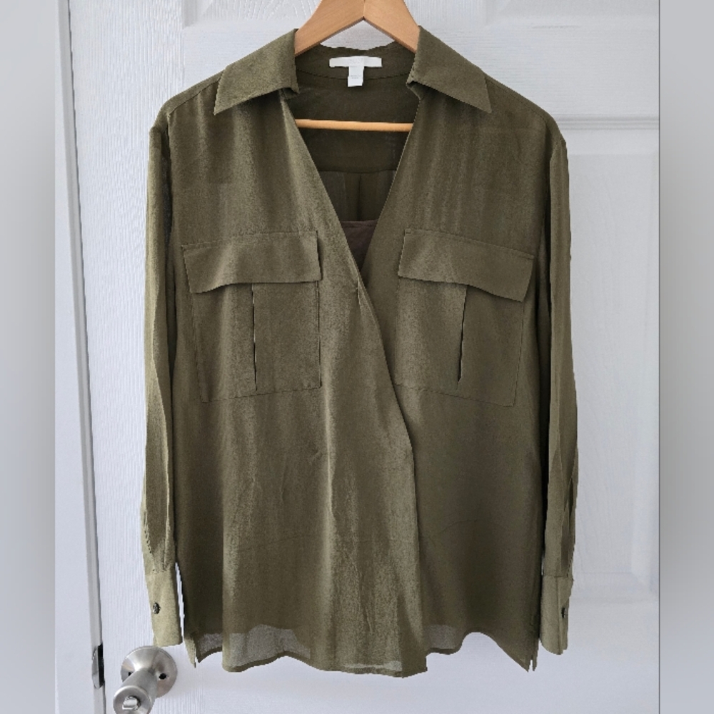 Hugo Boss Button-Up Shirt with Camisole